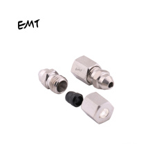 Metric male thread ferrule union straight bite type compression connectors pipe welding fittings
